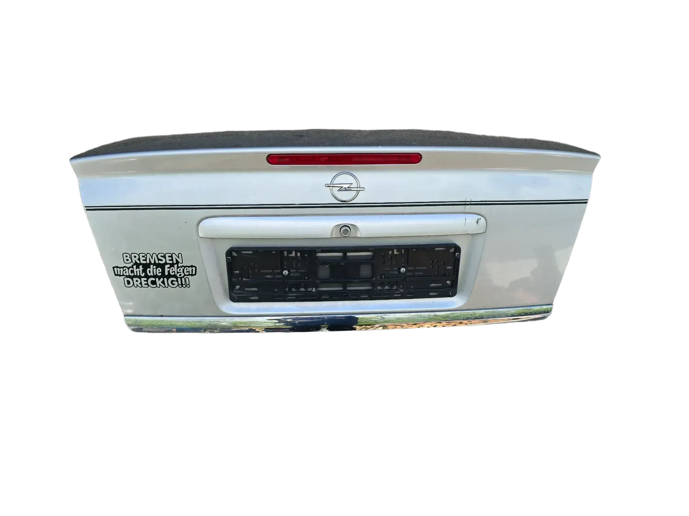 Opel Astra G Cabrio Heckklappe Kofferraumklappe Silber Klappe Heckdeckel - Bild 1