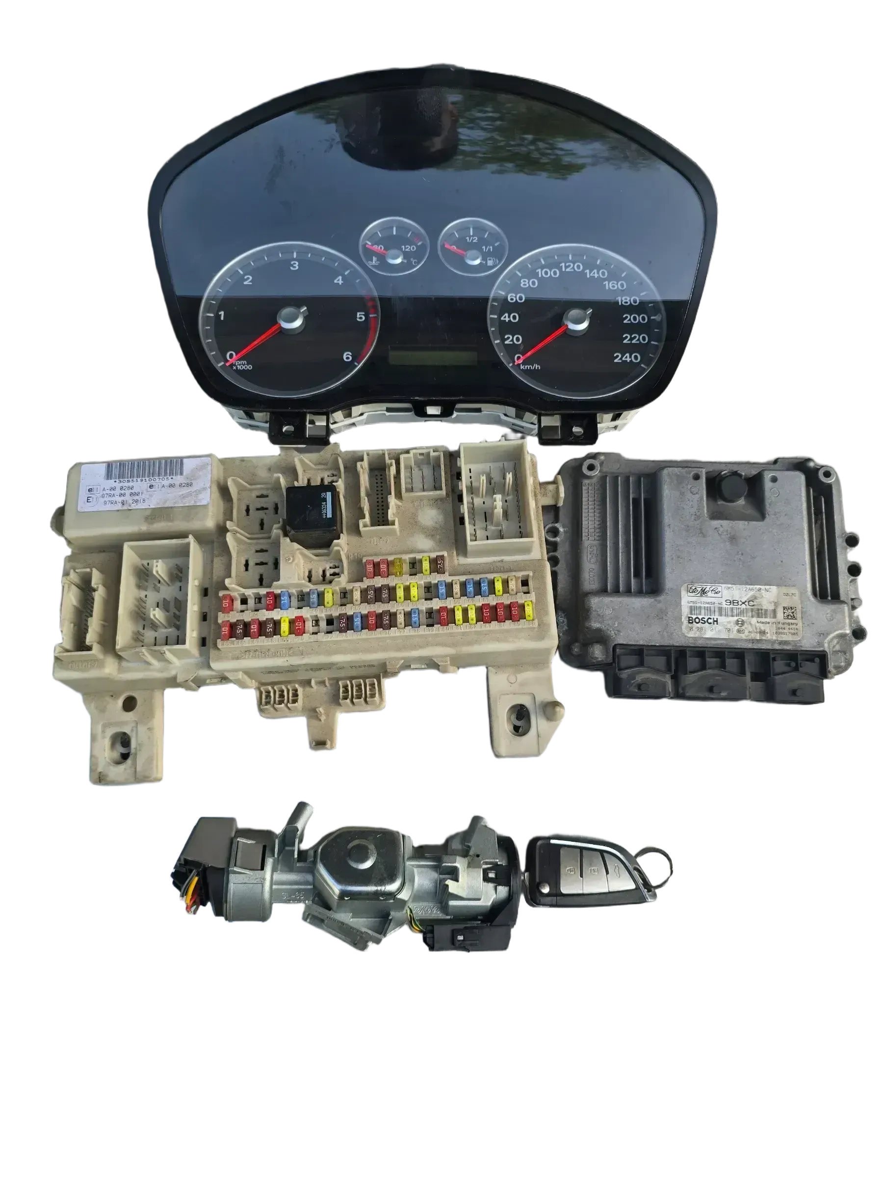 FORD FOCUS II MK2  Motorsteuergerät Set 6M51-12A650-NC - Bild 1