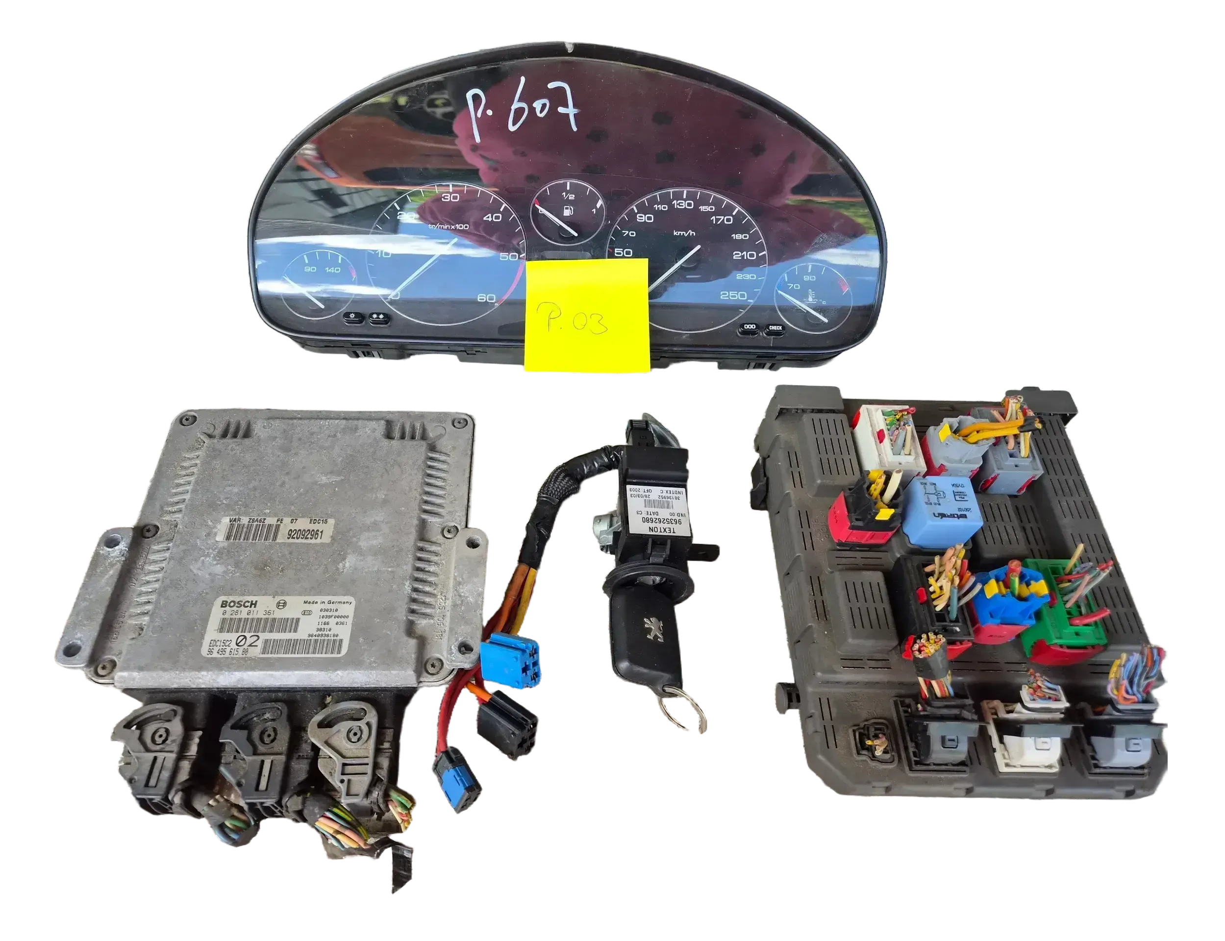 607 2.2 HDI MOTORSTPEUGEOTEUERGERÄT 9649561580 / AM 90822 - Bild 1