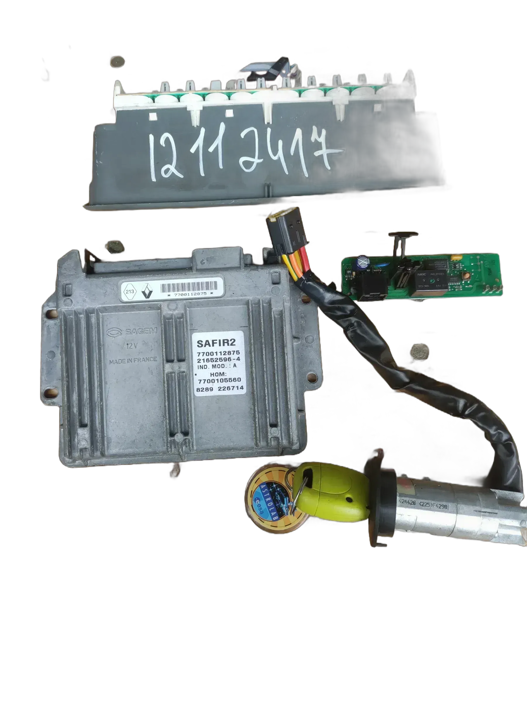 MOTORSTEUERGERÄT SET RENAULT TWINGO    7700112875 - Bild 1