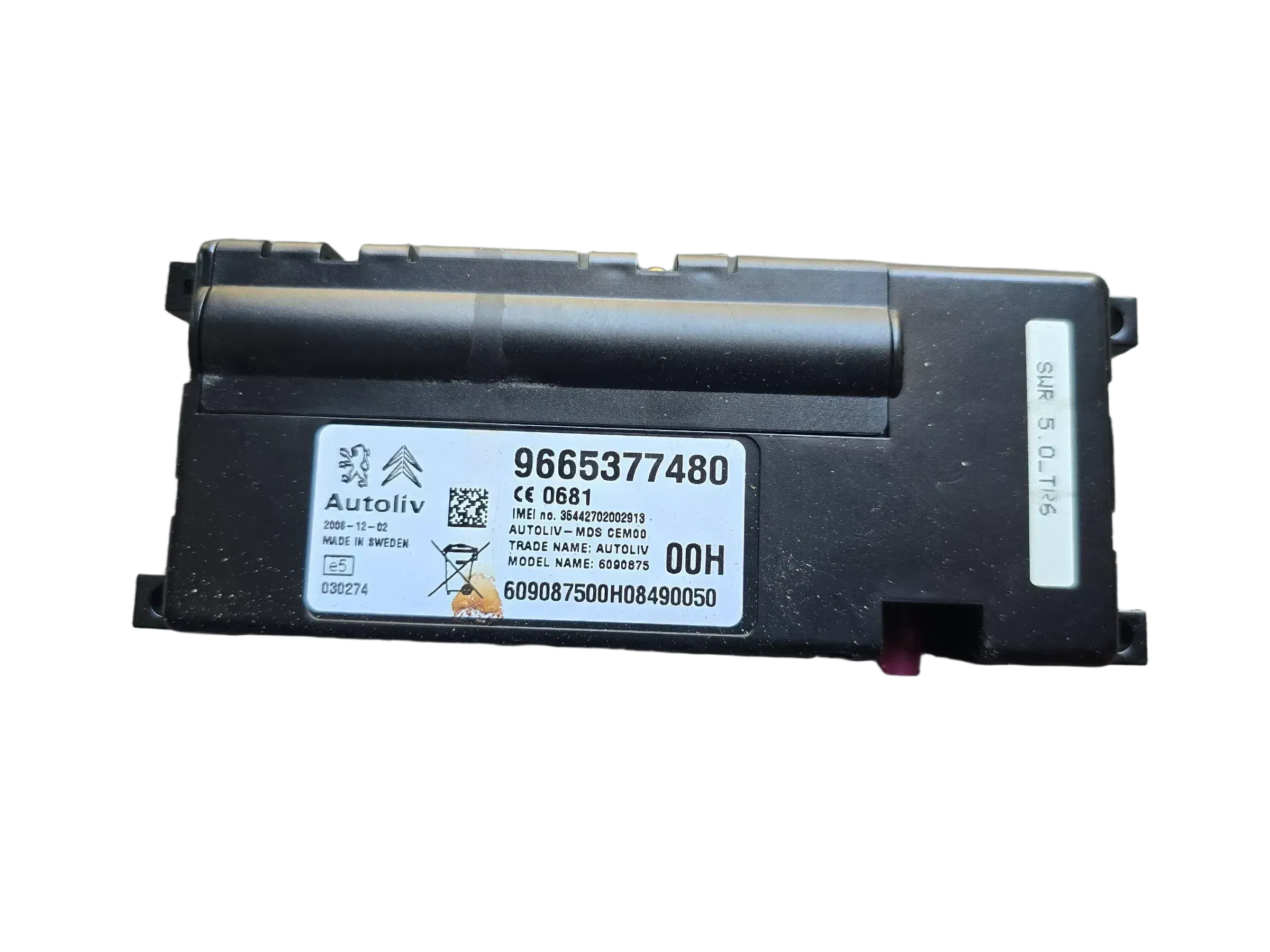 Citroen Peugeot Bluetooth Modul Steuergeret 9665377480 - Bild 1