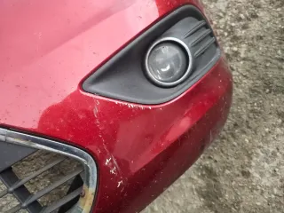 Original Stoßstange Vorne Ford Focus 2 Cabrio Dunkel Rot - Bild 6