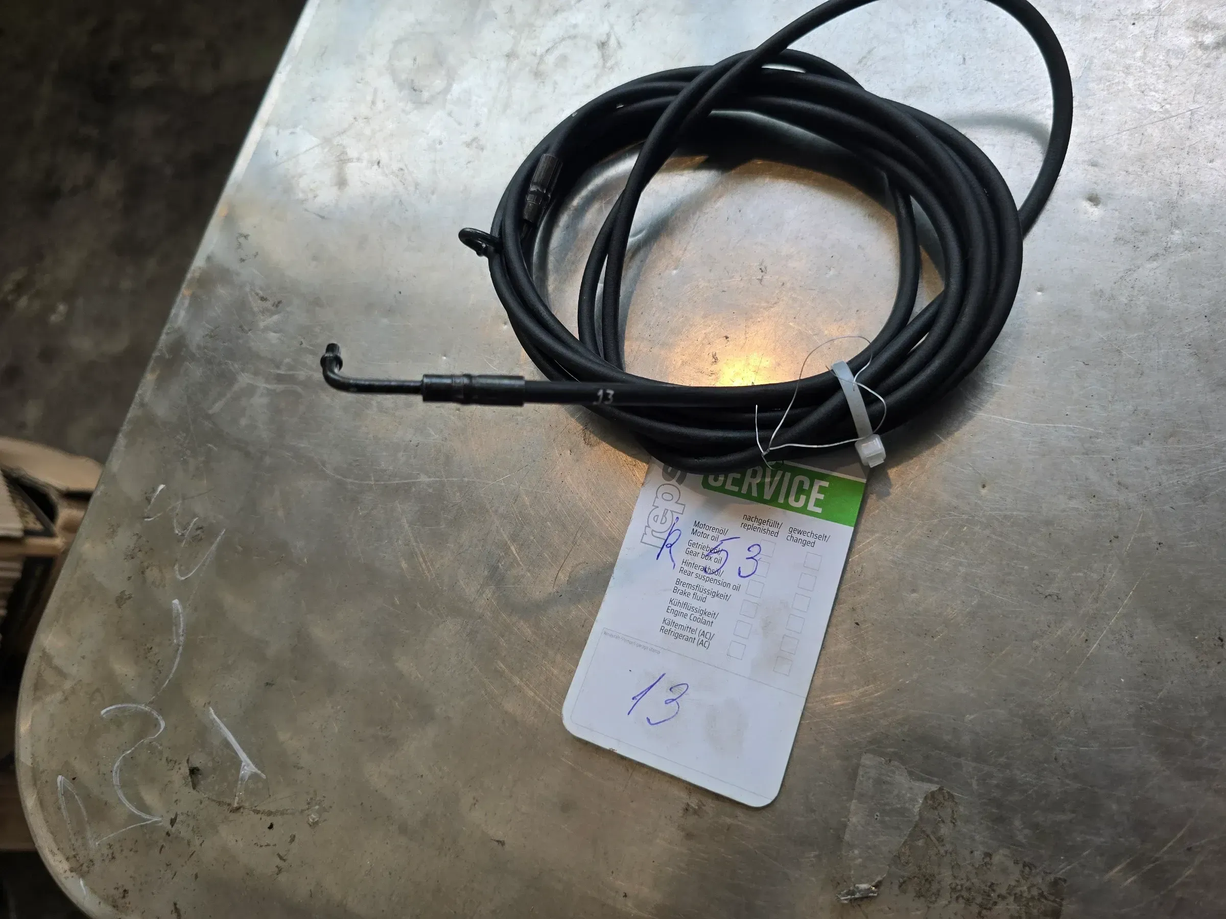Original Mini R53 Cabrio Hydraulikschlauch Nummer: 13 - Bild 1