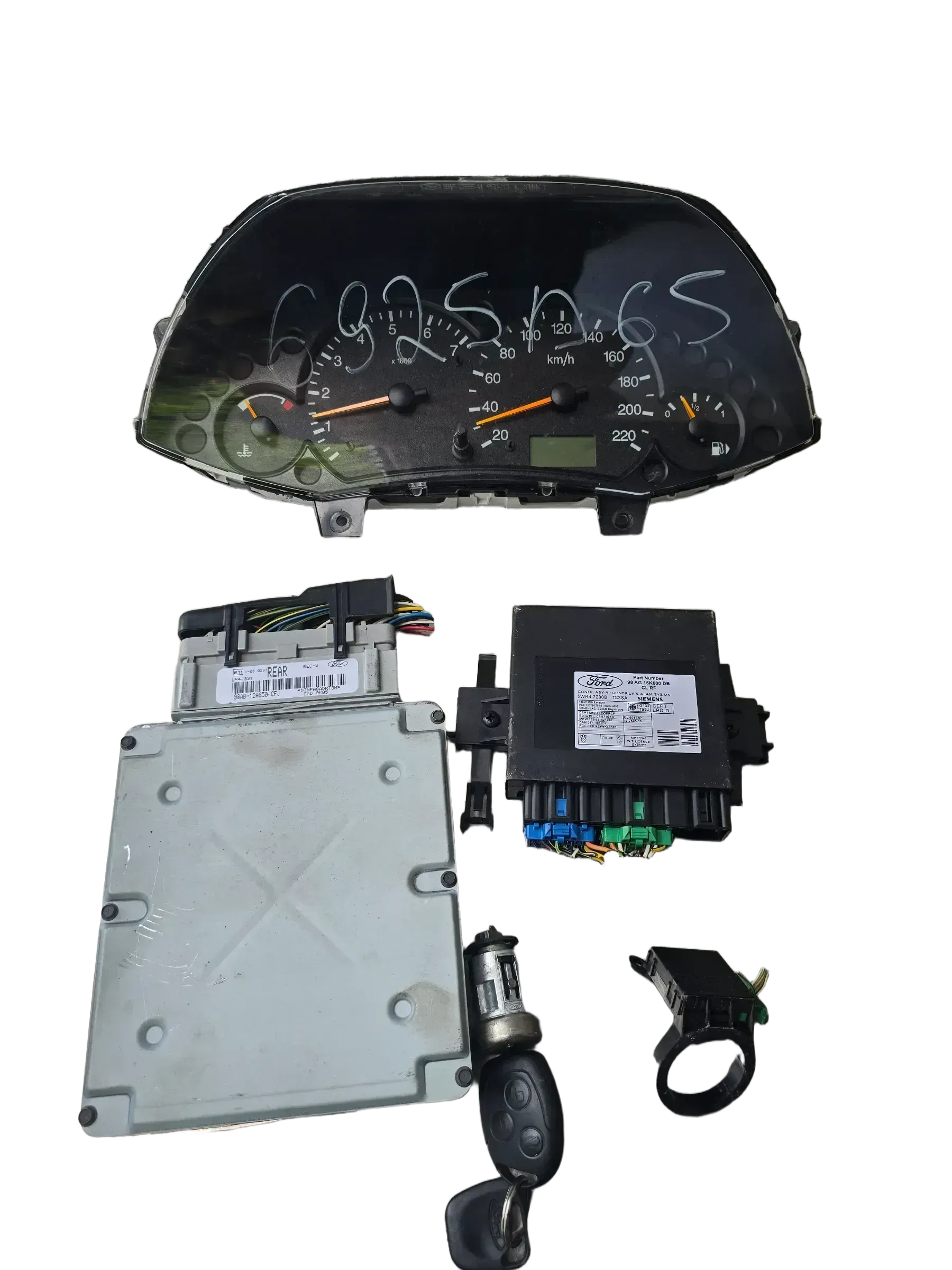 Motorsteuergerät Set Ford Focus 1     98AB12A650CFJ - Bild 1