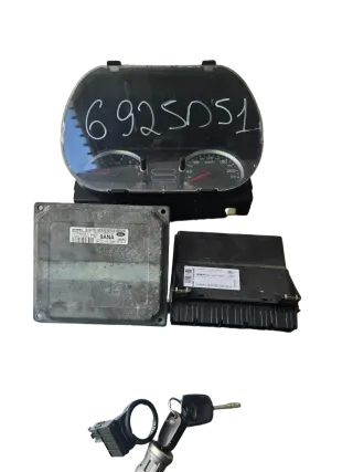 Ford Fiesta V 5 Benzin Motorsteuergerät Set   4S61-12A650-KA - Bild 1